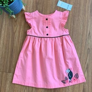 NWT Gymboree Pink Toucan Dress Size 18-24m